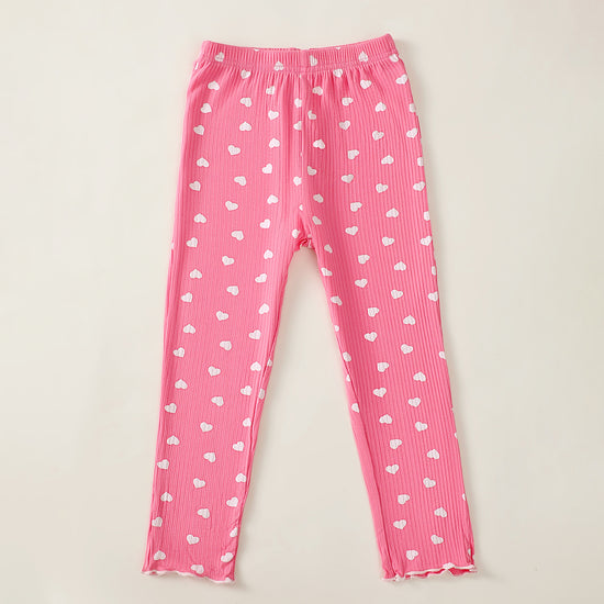 Sweethearts Long Sleeve Pajamas in Pink丨Mikrdoo